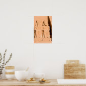 Grote Tempel van Abu Simbel - Ramses II - Egypte Poster (Keuken)
