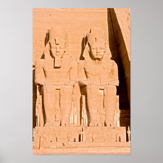 Grote Tempel van Abu Simbel - Ramses II - Egypte Poster (Voorkant)