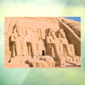 Grote tempel van Abu Simbel - Ramses II - Egypte Raamsticker (Vel 3)
