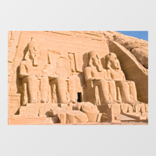 Grote tempel van Abu Simbel - Ramses II - Egypte Raamsticker