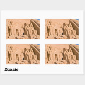 Grote tempel van Abu Simbel - Ramses II - Egypte Rechthoekige Sticker (Vel)