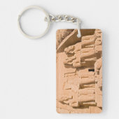 Grote tempel van Abu Simbel - Ramses II - Egypte Sleutelhanger (Voorkant)