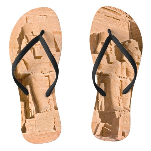 Grote tempel van Abu Simbel - Ramses II - Egypte Teenslippers (Voetbed)