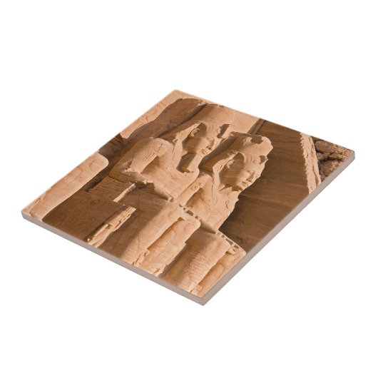 Grote tempel van Abu Simbel - Ramses II - Egypte Tegeltje (Zijkant)