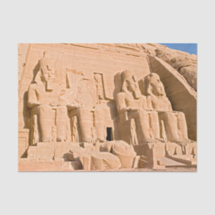 Grote tempel van Abu Simbel - Ramses II - Egypte Tissuepapier