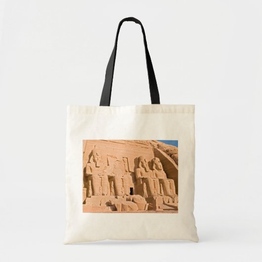 Grote tempel van Abu Simbel - Ramses II - Egypte Tote Bag (Voorkant)