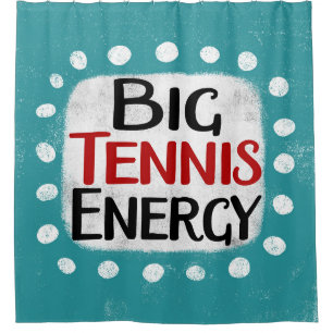 Grote Tennis Energie Douchegordijn