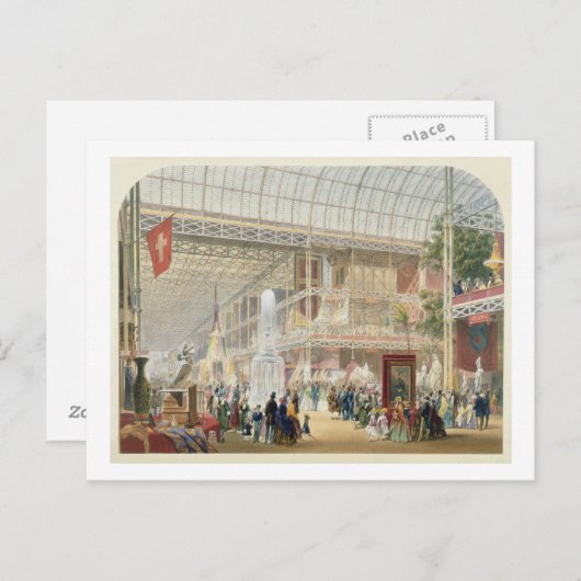 Grote tentoonstelling, 1851: Centrale transformati Briefkaart (Voorkant / Achterkant)