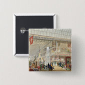 Grote tentoonstelling, 1851: Centrale transmissie  Vierkante Button 5,1 Cm (Voorkant /achterkant)