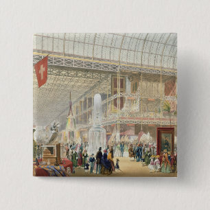 Grote tentoonstelling, 1851: Centrale transmissie Vierkante Button 5,1 Cm