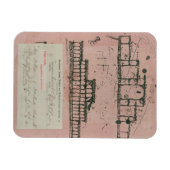 Grote tentoonstelling, 1851: eerste schets voor de magneet (Horizontaal)