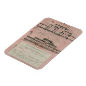 Grote tentoonstelling, 1851: eerste schets voor de magneet (Linkerzijde)