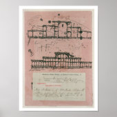 Grote tentoonstelling, 1851: eerste schets voor de poster (Voorkant)