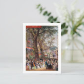 Grote tentoonstelling, 1851: interieur briefkaart (Staand voorkant)