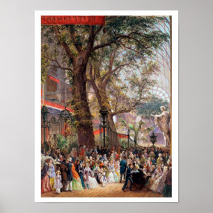 Grote tentoonstelling, 1851: interieur poster