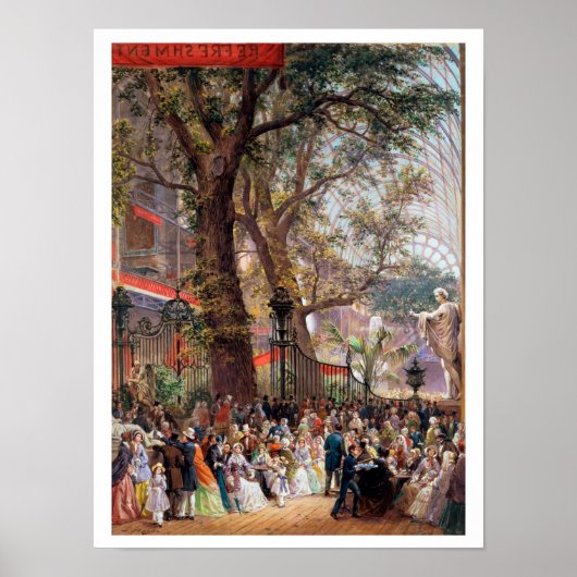 Grote tentoonstelling, 1851: interieur poster (Voorkant)