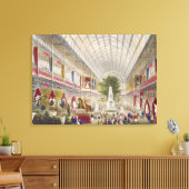 Grote tentoonstelling, 1851: South Transept, van I Canvas Afdruk (Insitu (Woonkamer))