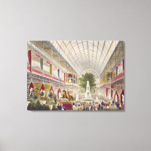 Grote tentoonstelling, 1851: South Transept, van I Canvas Afdruk