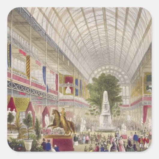 Grote tentoonstelling, 1851: South Transept, van I Vierkante Sticker (Voorkant)