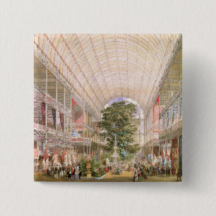 Grote tentoonstelling van 1851. Decoratie van de t Vierkante Button 5,1 Cm