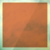 Grote Terracotta Window Cling 12 inch Vierkant Raamsticker (Vel 3)