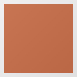 Grote Terracotta Window Cling 12 inch Vierkant Raamsticker