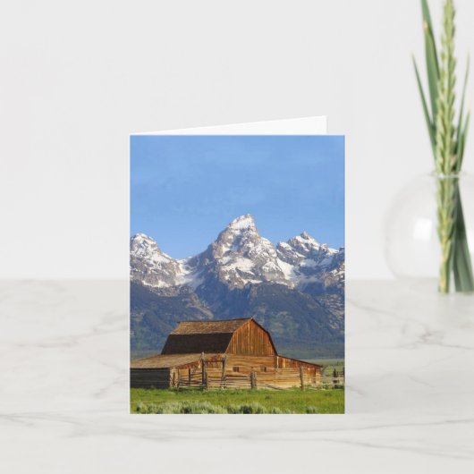 Grote Teton-bergen Kaart (Voorkant)