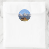 Grote Teton-bergen Ronde Sticker (Tas)