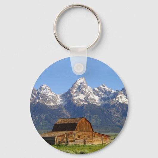 Grote Teton-bergen Sleutelhanger (Voorkant)