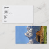 Grote Teton-bergen Visitekaartje (Voorkant / Achterkant)
