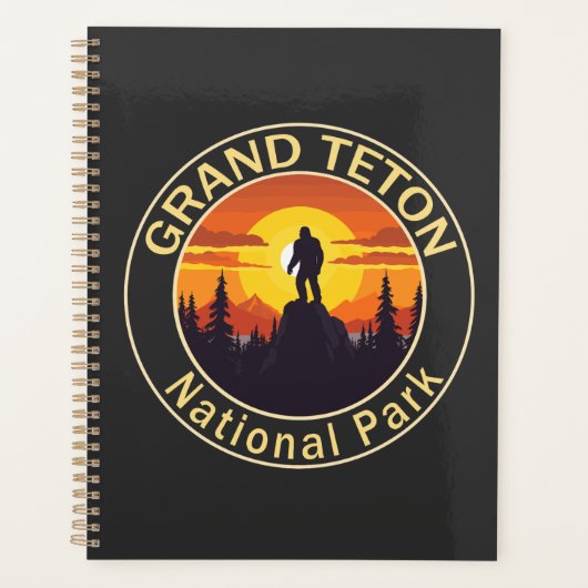Grote Teton National Park Bigfoot Planner (Voorkant)