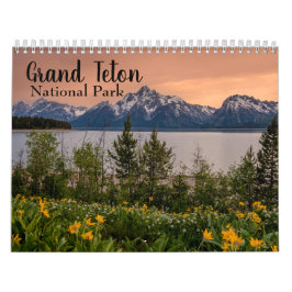 Grote Teton National Park Landscape Fotografie Kalender