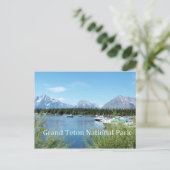 Grote Teton National Park-landschapsfoto. Briefkaart (Staand voorkant)