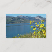 Grote Teton National Park-landschapsfoto. Visitekaartje (Achterkant)