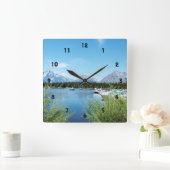 Grote Teton National Park-landschapsfotografie. Vierkante Klok (Huis)