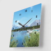 Grote Teton National Park-landschapsfotografie. Vierkante Klok (Hoek)