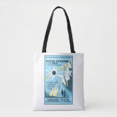 Grote Teton National Park Solar Eclipse Canvas tas (Voorkant)