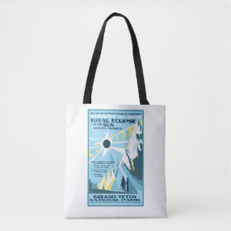 Grote Teton National Park Solar Eclipse Canvas tas