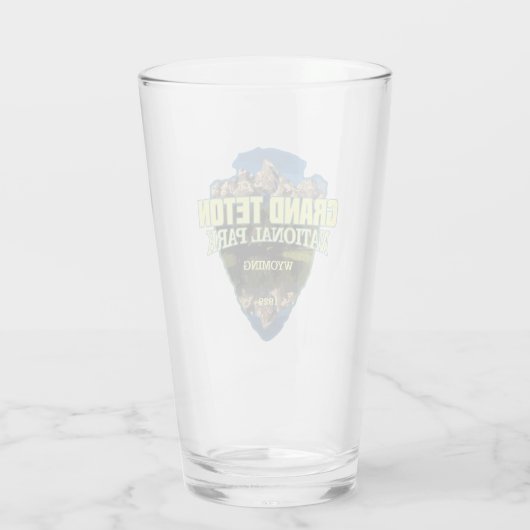 Grote Teton NP (pijlpunt) Glas (Achterkant)