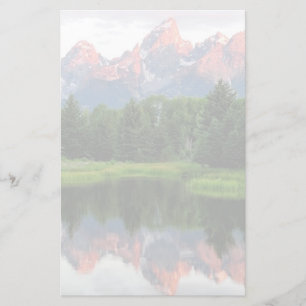 Grote Teton reflecteert over de Beaver-obligatie Briefpapier