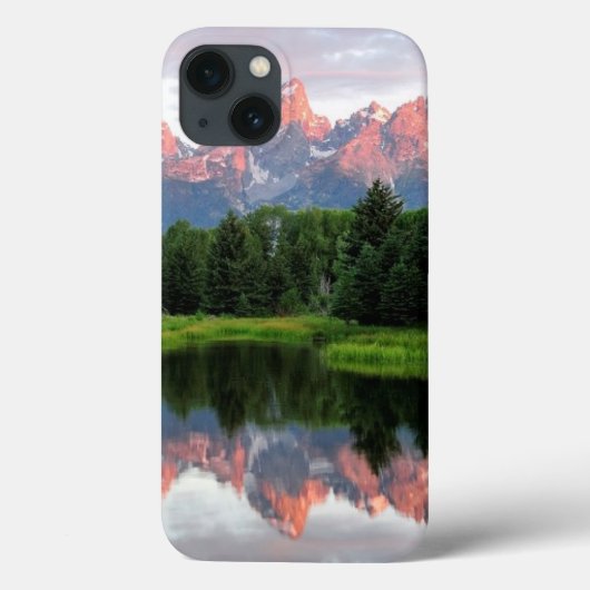 Grote Teton reflecteert over de Beaver-obligatie Case-Mate iPhone Case (Achterkant)