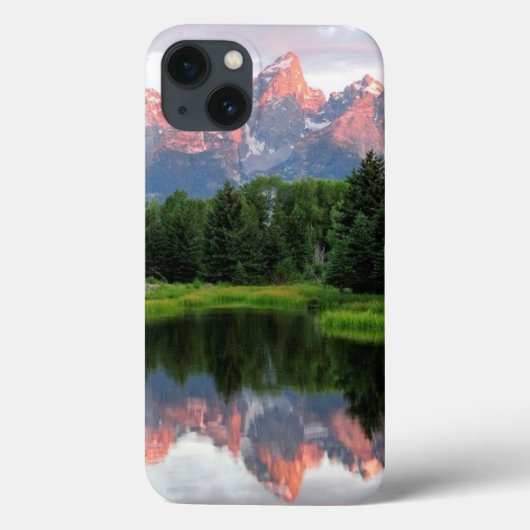 Grote Teton reflecteert over de Beaver-obligatie Case-Mate iPhone Case (Achterkant)