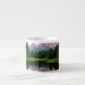 Grote Teton reflecteert over de Beaver-obligatie Espresso Kop (Voorkant)