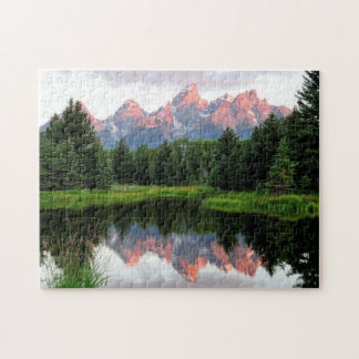 Grote Teton reflecteert over de Beaver-obligatie Legpuzzel