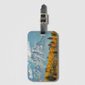 Grote Tetongebergte in de Herfst Bagagelabel (Voorkant (verticaal))