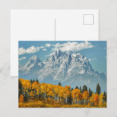 Grote Tetongebergte in de Herfst Briefkaart (Voorkant / Achterkant)