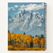 Grote Tetongebergte in de Herfst Notitieboek (Achterkant)