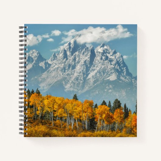 Grote Tetongebergte in de Herfst Notitieboek (Voorkant)