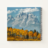 Grote Tetongebergte in de Herfst Notitieboek (Achterkant)