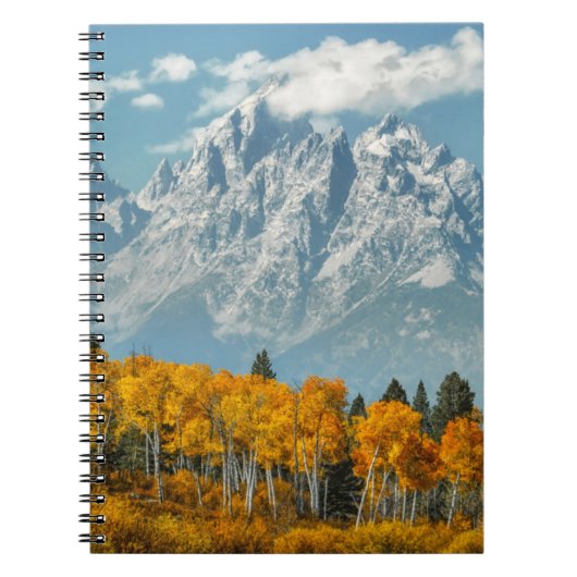 Grote Tetongebergte in de Herfst Notitieboek (Voorkant)